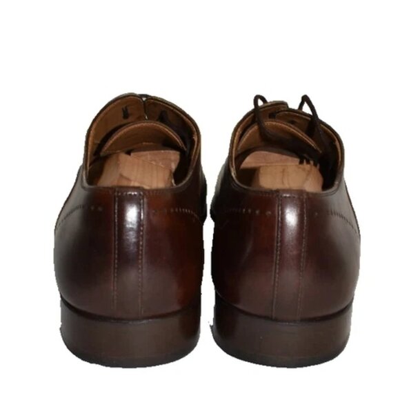 Magnanni Polanco Leather Oxford Shoes Brown Size 10 US 24316 DD486 main image 6